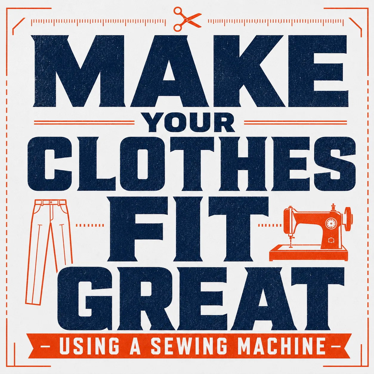 Make Your Clothes Fit GREAT Using A Sewing Machine