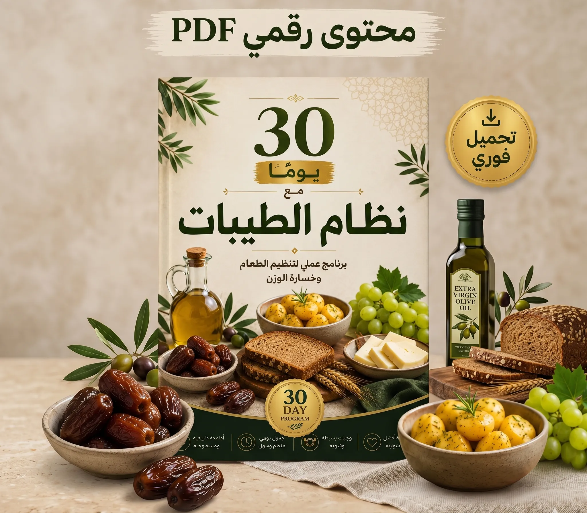 برنامج عملي لتنظيم الطعام وخسارة الوزن – 30 يوماً مع نظام الطيبات