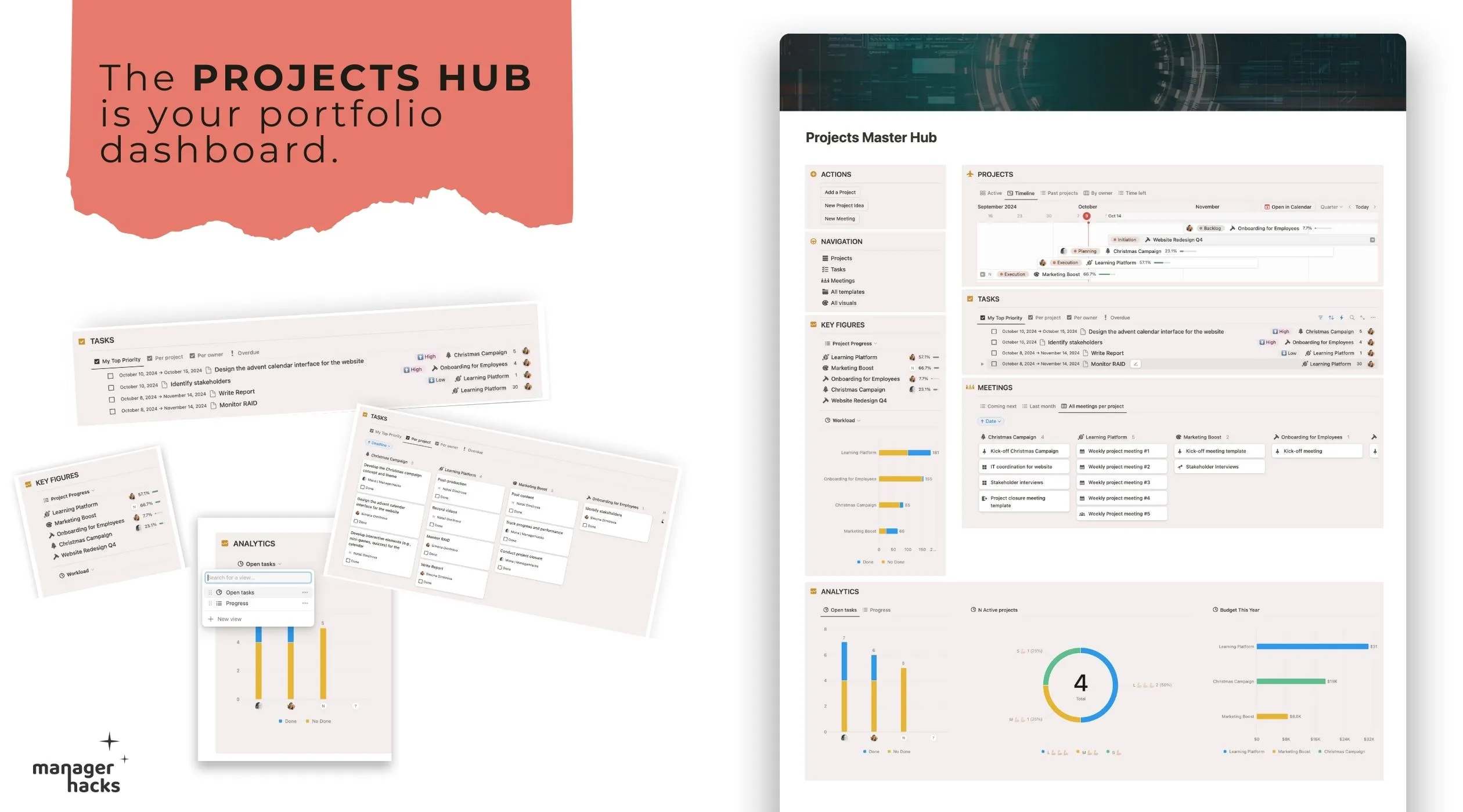 Project Management Suite | Made for Notion by a PMP certified professional