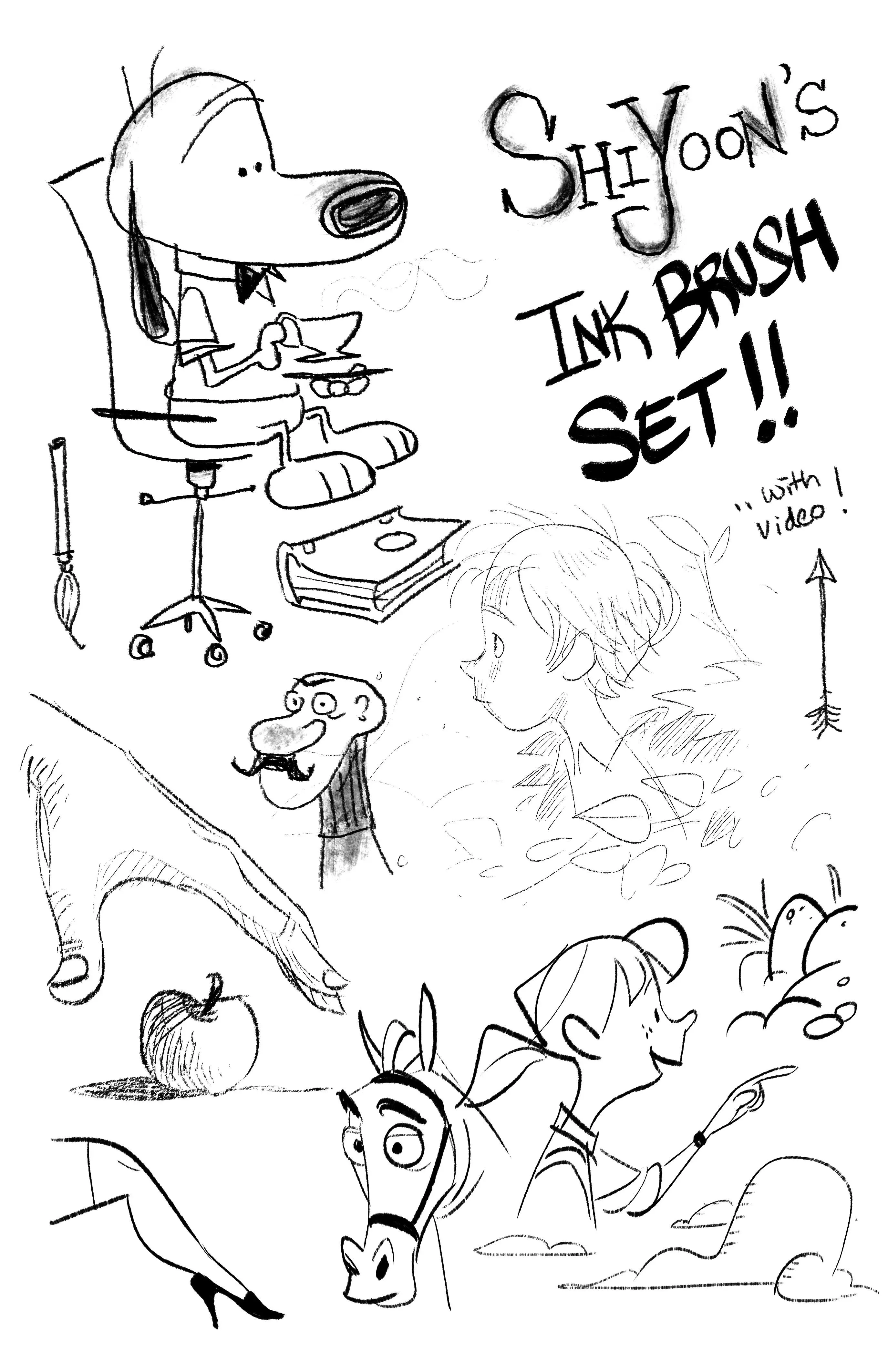 Shiyoon's Photoshop Ink Brush Set