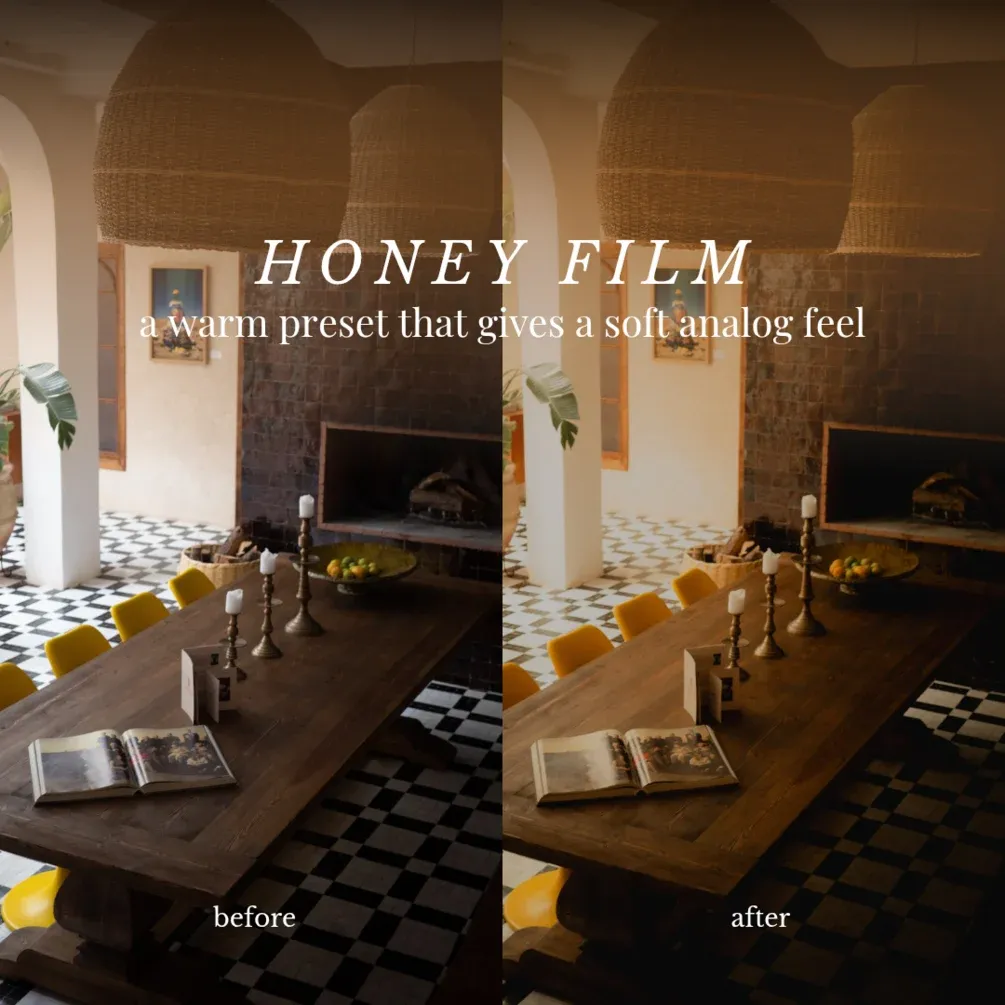 Honey Film Preset (Lightroom)