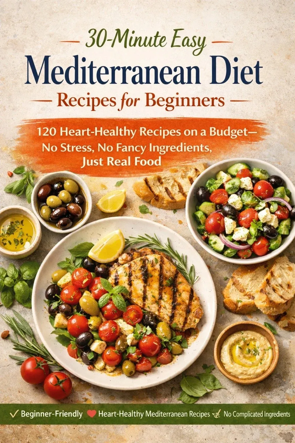 30-Minutes Easy Mediterranean Diet Recipes for Beginners